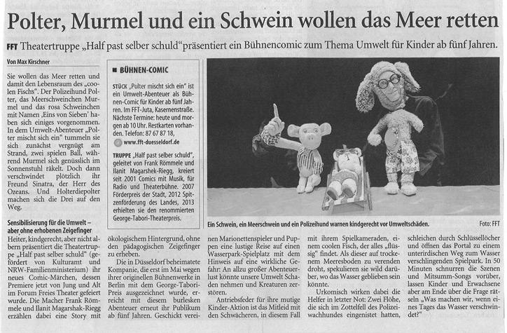 Polter mischt sich ein_Westdeutsche Zeitung_16.07.2013